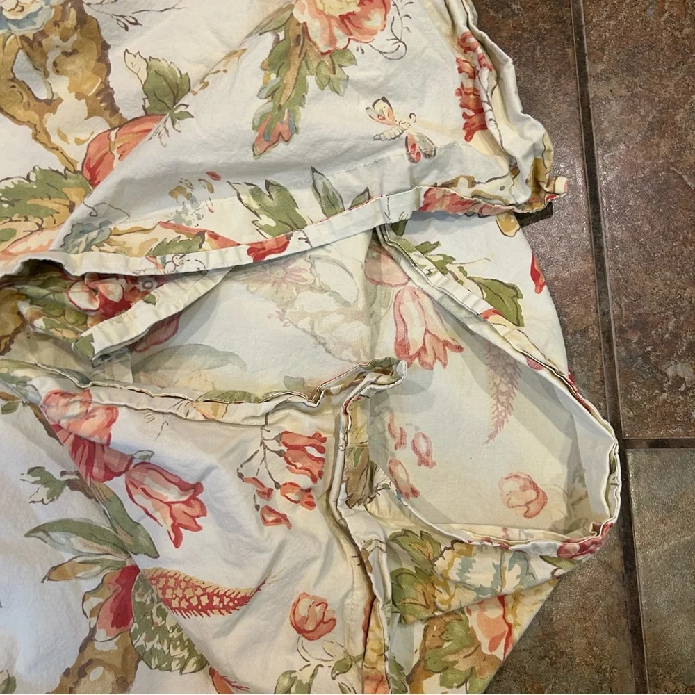 Pottery Barn Katherine Palampore Peony Duvet Cover Pillow Sham Romantic
